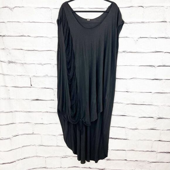 Free People We The Free Women's Black Knit Tunic Dress Size M - Picture 2 of 8